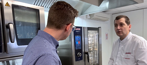 mise en service culinaire rational