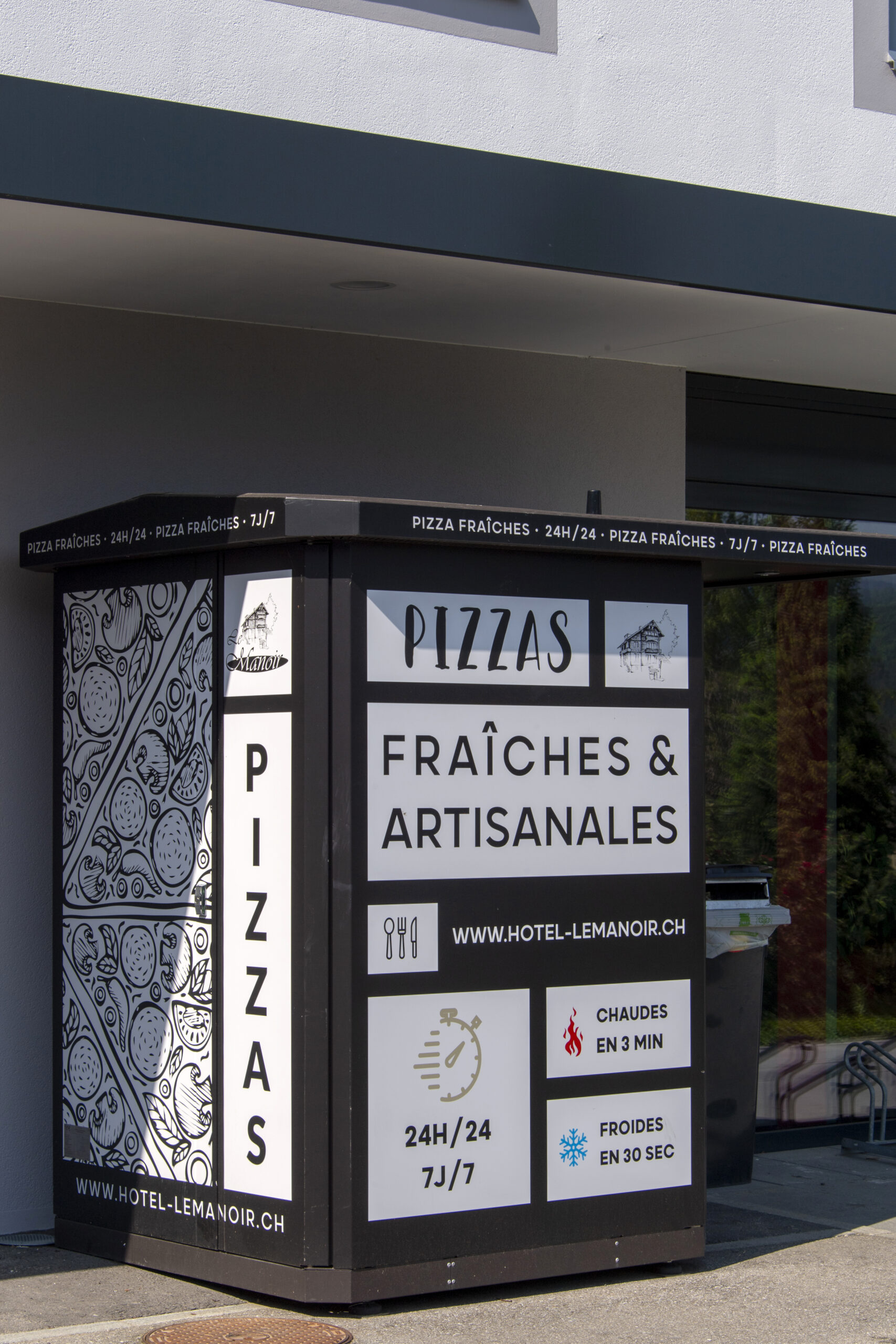 distributeur automatique de pizza